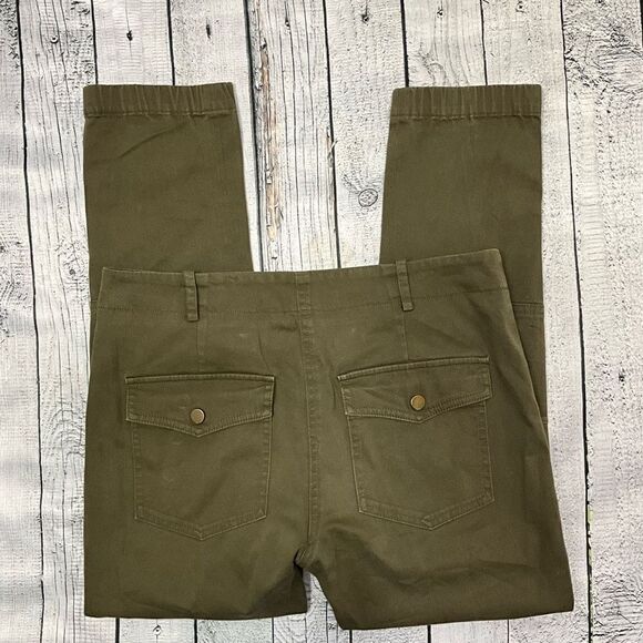 VERONICA BEARD Green Skinny Leg Pants - Picture 3 of 5